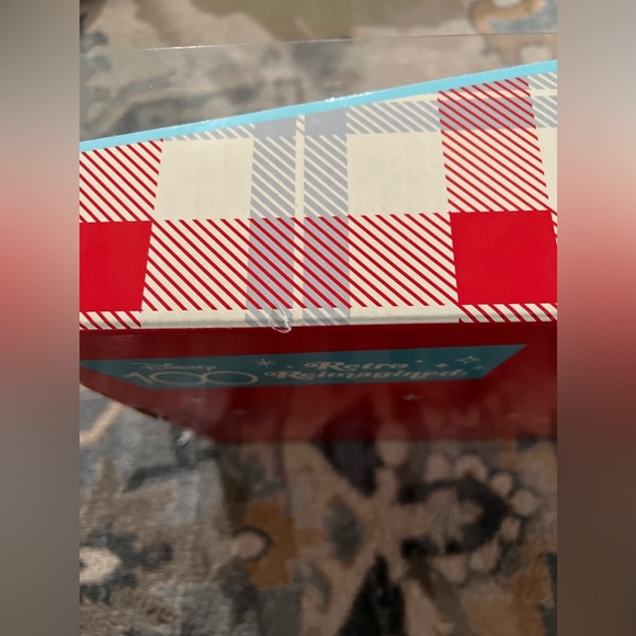 Disney100 Years of Wonder Retro Reimagined Plaid Fleece Plush Collector Set 5pk - Picture 9 of 11